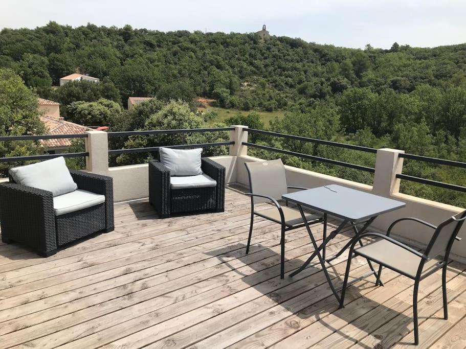 Studio Au Calme, Grande Terrasse Avec Vue Vallee Ginasservis Экстерьер фото