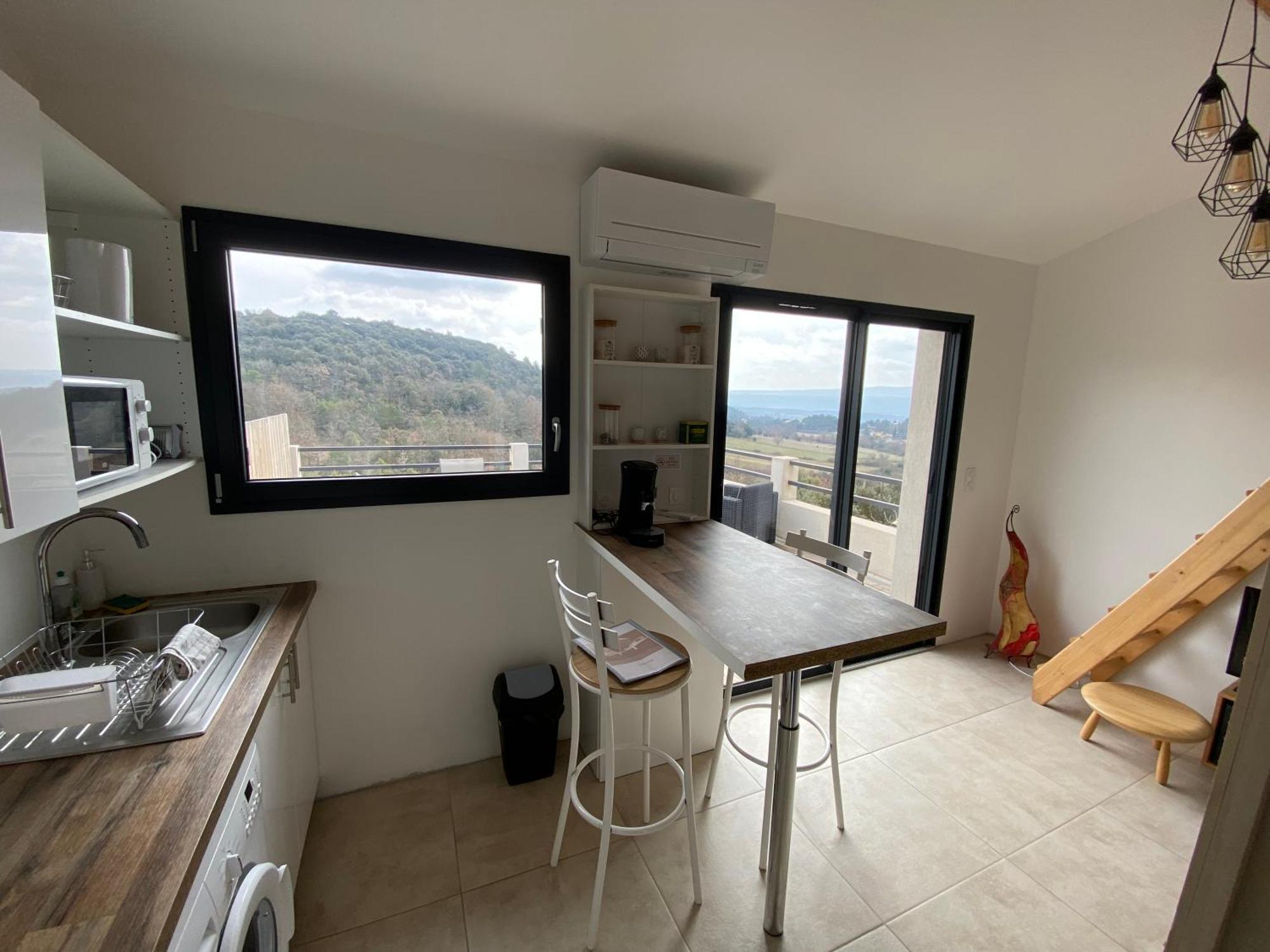 Studio Au Calme, Grande Terrasse Avec Vue Vallee Ginasservis Экстерьер фото